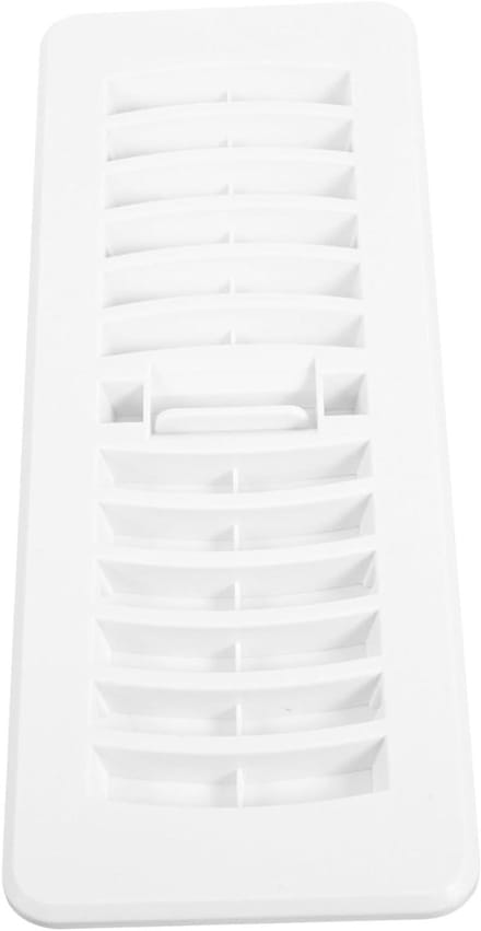 Vloerrooster Diffuser - Ventilatiepaneel Rasters - Luchtstroming Regelen - Verstelbaar Ontwerp - 28x10.5cm - Wit