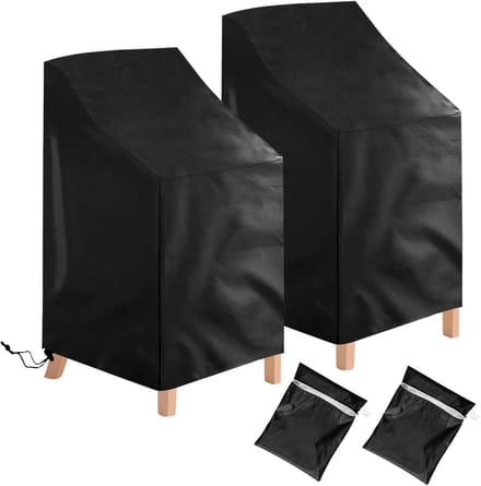 Waterdichte en UV-bestendige beschermhoes voor tuinstoelen - Set van 2