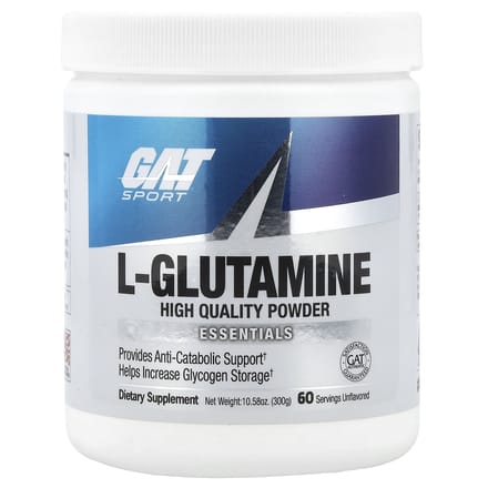 GAT, L-Glutamine, Non aromatisé, 10,58 oz (300 grammes)