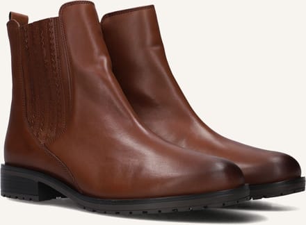 Gabor 022 Enkellaarsjes - Enkelboots met rits - Dames - Camel - Maat 40