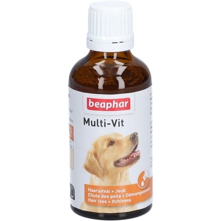 Beaphar Multi-Vit hond met carnitine 50ml
