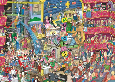 Heye Puzzel Best of Musicals 1000 3hkg..