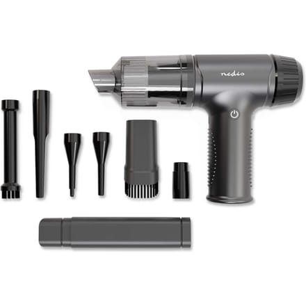 Nedis Airduster - Kruimeldief - 90 W - Oplaadbaar & Draadloos - Zwart