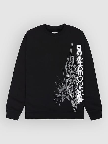 Dc Shoes Dc Side Flame Sweatshirt Zwart XL Man