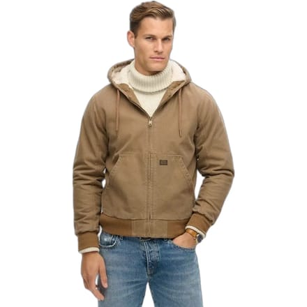 Superdry - Vintage Workwear bomberjack met capuchon - Heren - Buitenjassen