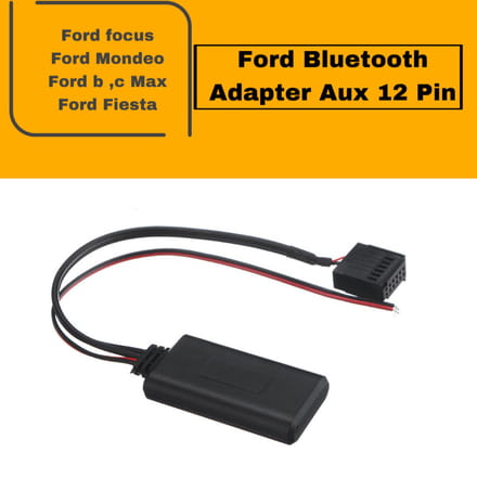 Bluetooth Audio Adapter Geschikt Voor Ford 12 Pin Aux Module Kabel Cd 6000 Cd6000 Cd6006 Focus Fiesta etc.