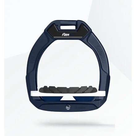 Veiligheidsequestiers voor de ruitersport Schuin Grip Marine/Wit/Marine kind Flex-On Safe-On