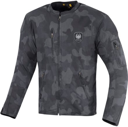 Merlin Covert Camo Blauw Wax Motorjas - Jas