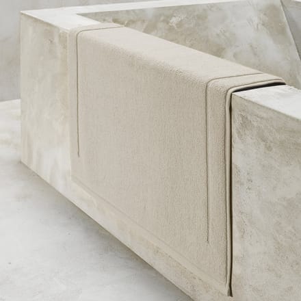 De Witte Lietaer Badmat Contessa, Sand - 60 x 60 cm - Katoen