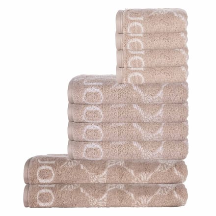 JOOP! Handdoek Een maat, 50x100 Set van 10