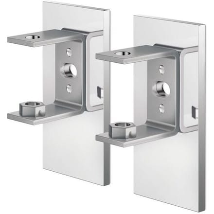 ZACK LINEA wall mount set of 2, for adhesive mounting, matt 40396