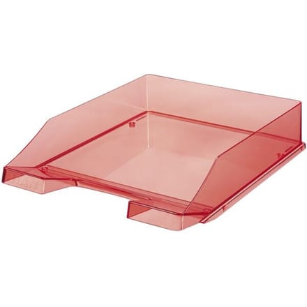 HAN brievenbak, rood-transparant, 6 stuks