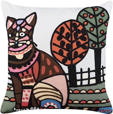 MEHSANA - Sierkussen - Multicolor - 50 x 50 cm - Katoen