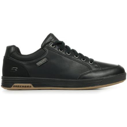 Skechers Cavell Sparkman leren sneakers zwart