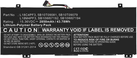 CoreParts MBXLE-BA0239 laptop reserve-onderdeel Batterij/Accu
