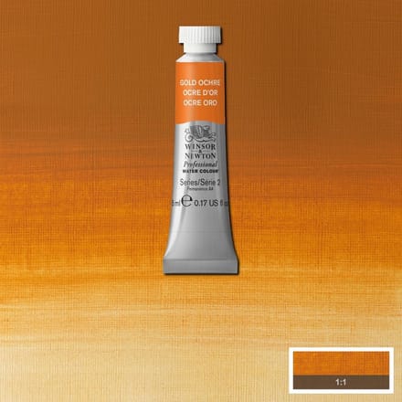 Watercolor paint W&N 5ml - 285 Gold Ocher