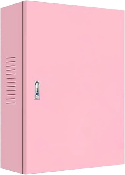 Beschermbox EV-lader - Laadpaal Behuizing - Lader Beveiligen - Afsluitbaar Antidiefstal - Medium - Zilver