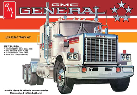 AMT Modelbouwpakket Militaire voertuigen - 1272 GMC General Truck Plastic - 1:25 - Modelbouw
