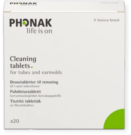 Phonak reinigingstabletten – 20 stuks
