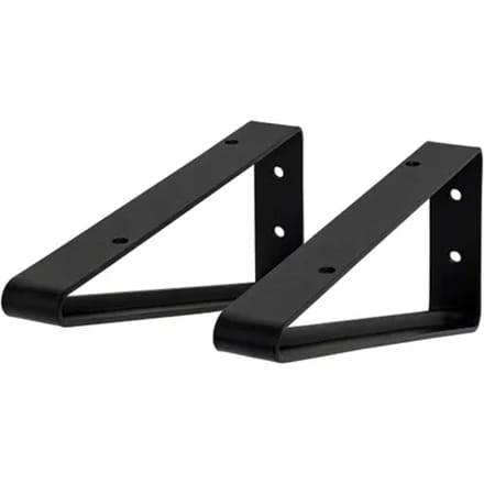 Duraline Plankdrager Contour S2 Staal Zwart 7x19cm