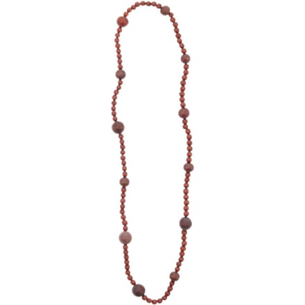 Behave – Ketting – Hout – Warme tinten – Boho-chic – 88 cm