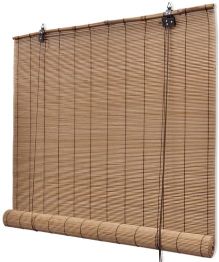 Rolgordijn 80x160 cm bamboe bruin