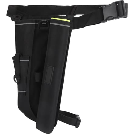 Sac de Taille Multifonction pour Canne à Pêche, Sac de Jambe, Support de Canne à Pêche black