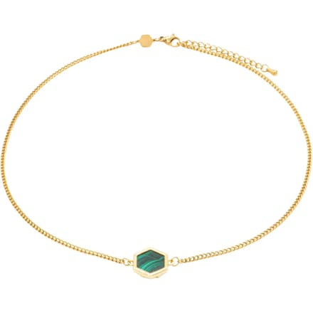 Malachiet collier voor vrouwen Sloya Hexalia