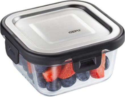 GEFU Vershoudbox Milo - vierkant - glas - 300ml - 12x12cm