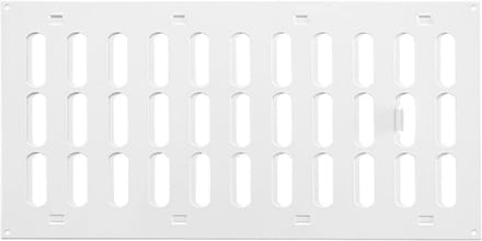 Verstelbaar Schuifrooster 400x200 mm voor Ventilatie - Wit