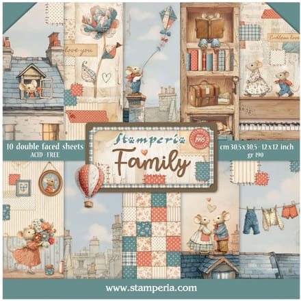 Scrapbook blok "Family"