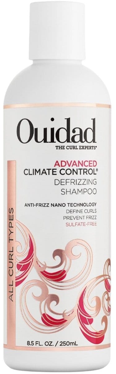 Ouidad, Advanced Climate Control®, Anti-Frizz Shampoo, voor alle krultypes, 8,5 fl oz (250 ml) white