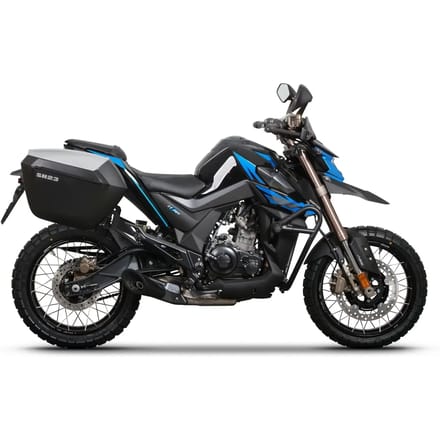 Shad Exclusive 3p System Zontes U/u1 125 Montage Zijkoffers Zwart
