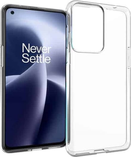 Silicone hoesje Geschikt voor: OnePlus Nord 2T - Transparant