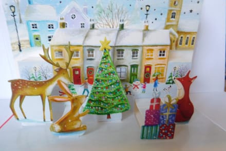 Kerstkaarten Pop - up / opzet nr.125 3 stuks