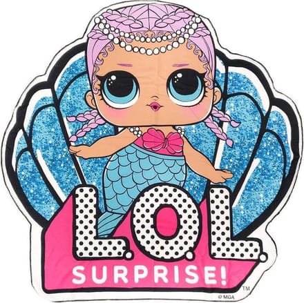 Strandlaken L.O.L. Surprise schelp Badhanddoek