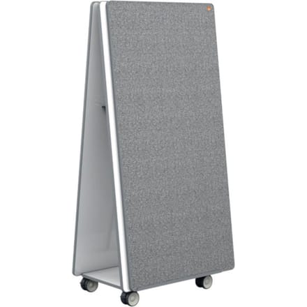 Nobo Move & Meet Mobile Whiteboard & Noteboard Systeem, 2 whiteboards, 2 noteborden, 900 x 1800 mm, magnetisch, verrijdbaar