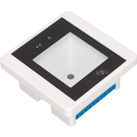Scanner de codes-barres multifonction pour bureau, lecteur de cartes de contrôle d'accès, code-barres 1D 2D QR, lecteur d'identification IC R35C white