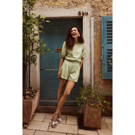 Lofty Manner Broek Short Raisa Rd302 461 Mint Dames Maat - XS