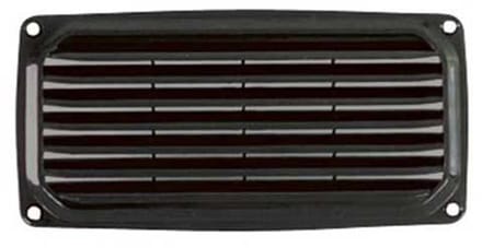 PLASTIMO VENTILATIEGRILLE ZWART 10X20CM