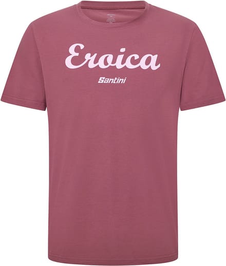 Santini Eroica Strada T-shirt Met Korte Mouwen Roze S
