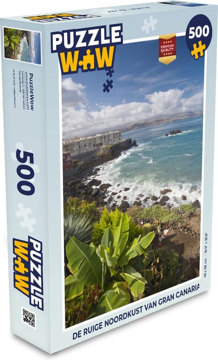 Puzzel De ruige noordkust van Gran Canaria - Legpuzzel - Puzzel 500 stukjes