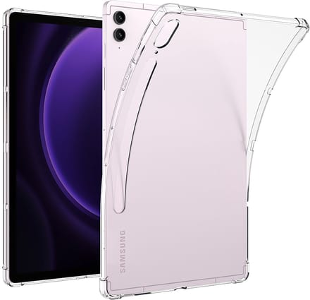 Cazy tablet Hoes geschikt voor Samsung Galaxy Tab S9 / S9 FE / S10 FE / S10 Lite - Siliconen Flexibele Case - Transparant