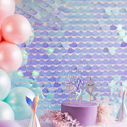 Backdrop Paneel – Lila Schubben