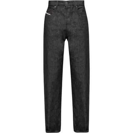 Diesel Heren D-Viker Katoenen Jeans (Zwart)