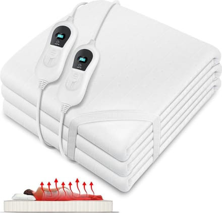 VELTRR® Elektrische Onderdeken 2 Persoons - Warmtedeken Elektrisch - Extra Zacht