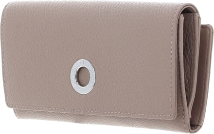 MANDARINA DUCK Portemonnee Mellow Leather Wallet with Flap Warm Taupe