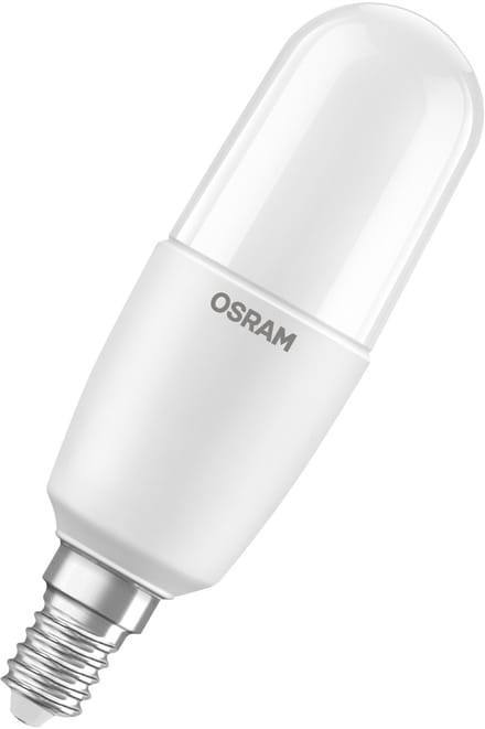 OSRAM LED Classic Stick lamp 8,5W 827, 2700K warm wit, E14, mat, 806 lm, 15.000u, voor woonruimtes