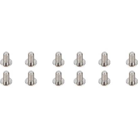 12 stuks T25 Titanium Legering Torx Kop Schroeven Schijfrem Bouten Voor Fiets(zilver) zilver