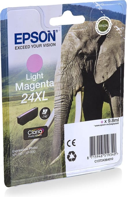 Epson 24XL - Inktcartridge / Magenta / Hoge Capaciteit